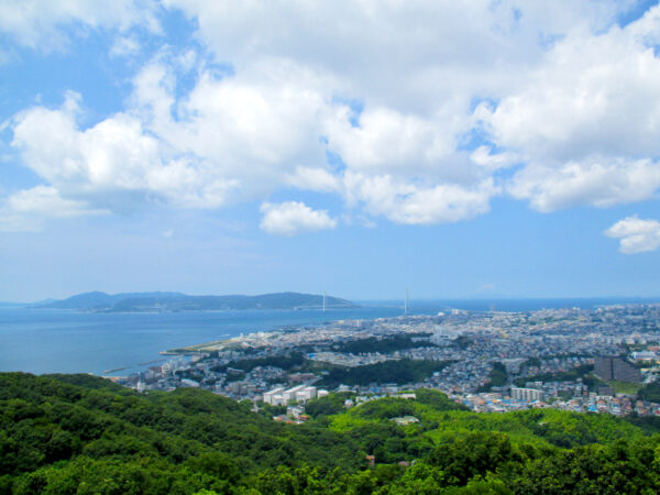 山頂からの垂水･明石海峡大橋 2