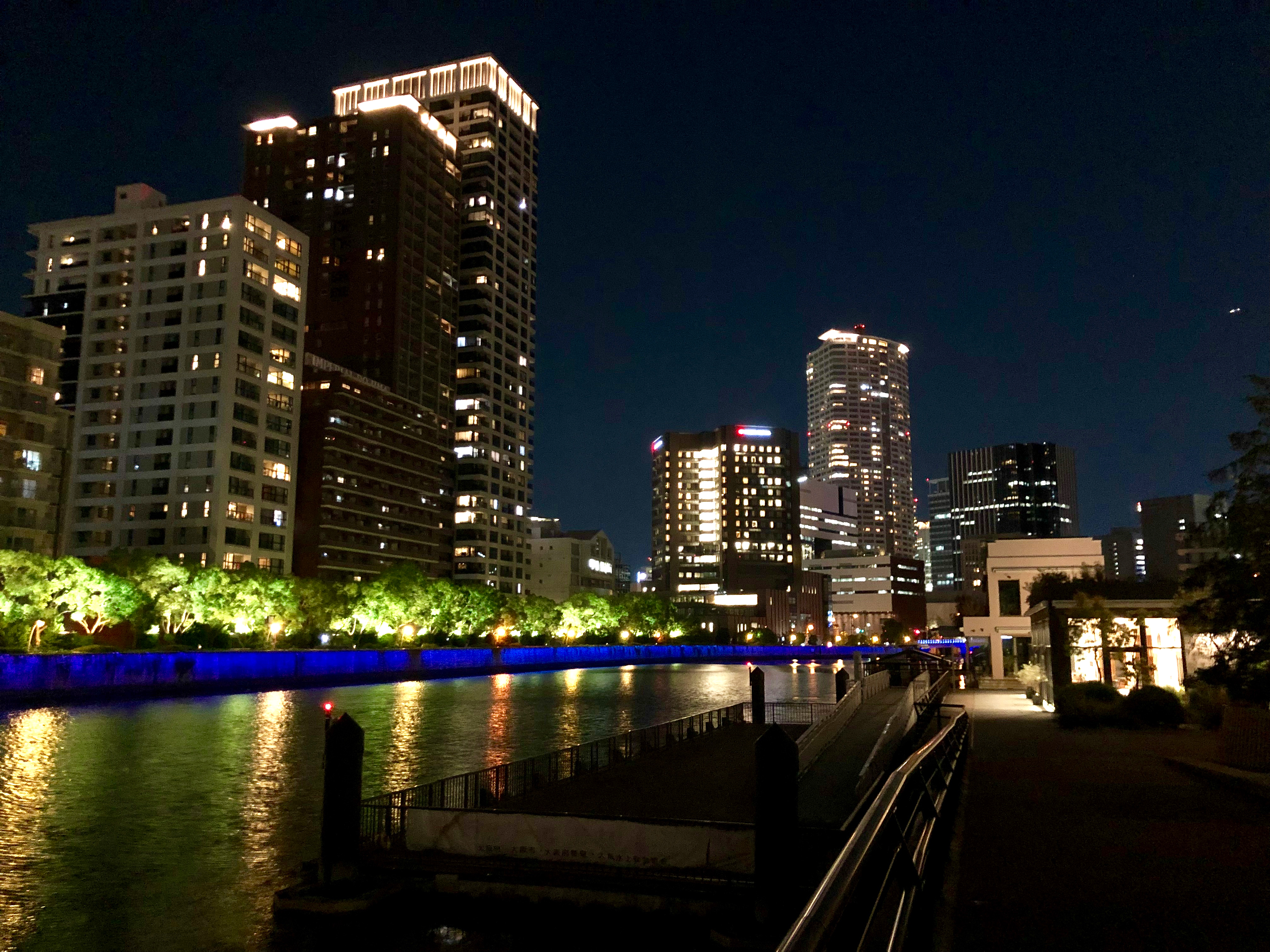 川沿いの夜景 5 無料写真 フリー素材のダウンロードサイト もある