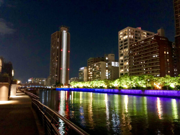 川沿いの夜景 3