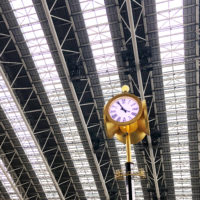 夜の大阪駅時空(とき)の広場の天井 3