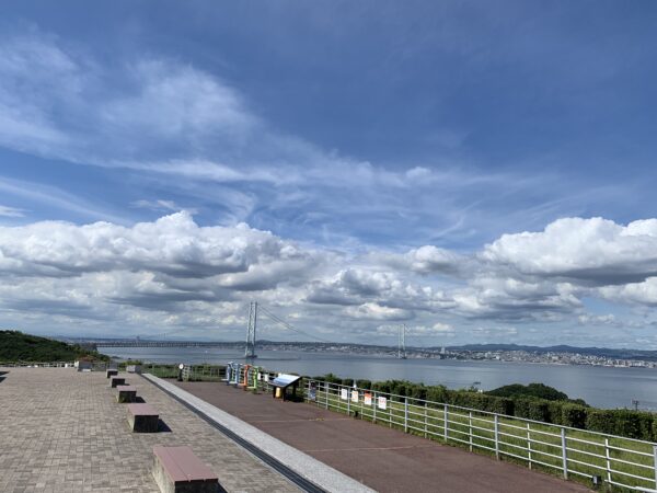 淡路サービスエリアからの明石海峡大橋 2