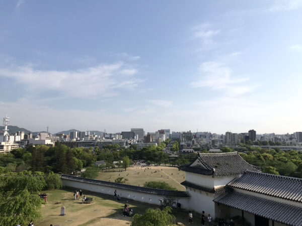 姫路城からの風景