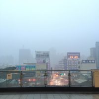 豪雨の高雄