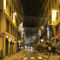 クリスマスのイタリアの町並み 1